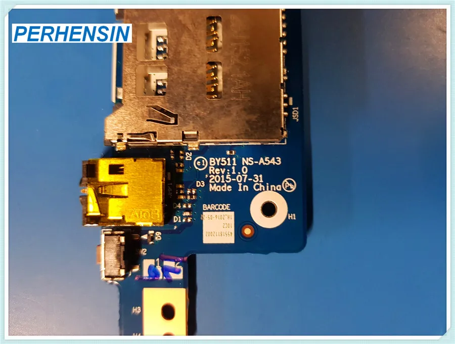 Genuine FOR Lenovo Y700-17ISK Audio Jack Card Reader USB Board NS-A543 BY511 W Cable 100% Perfect Work