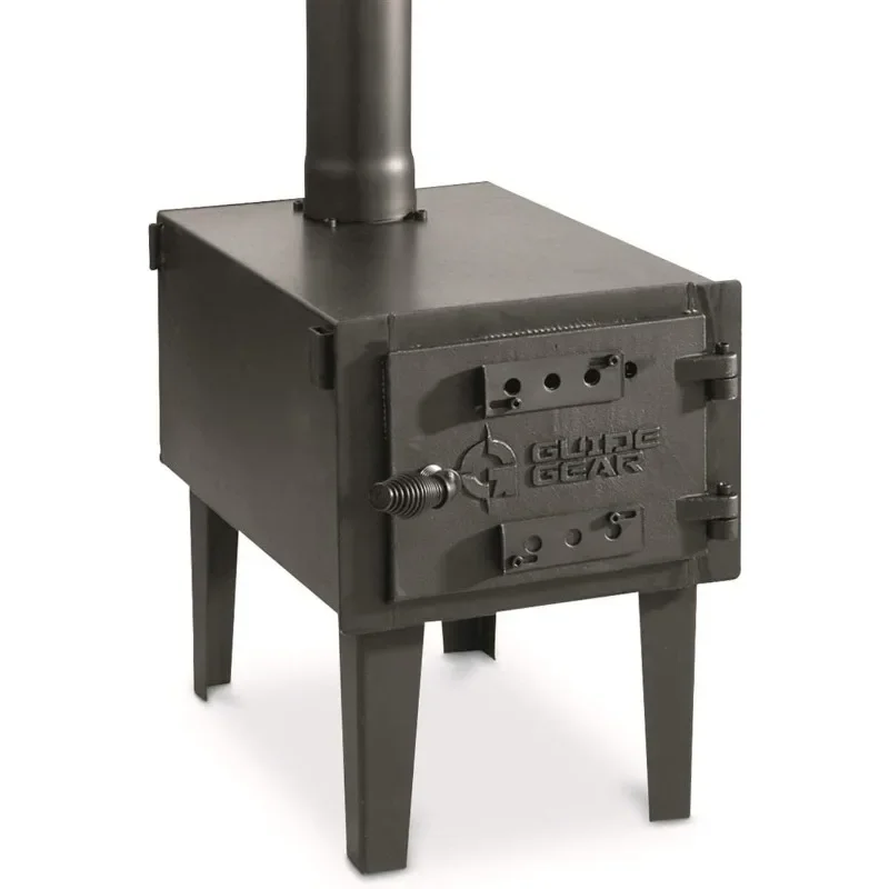 

Outdoor Wood Burning Stove, Portable with Chimney Pipe for Cooking, Camping, Tent, Hiking, Fishing, Backpacking