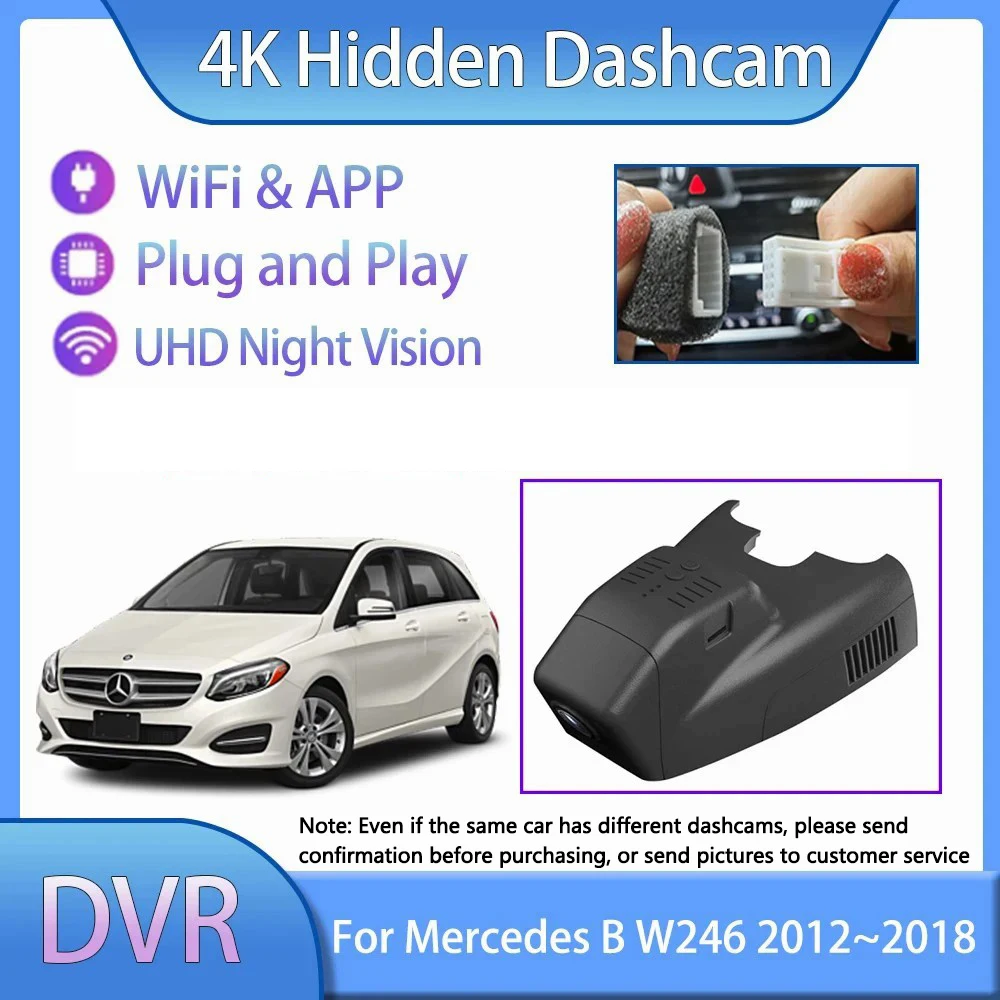 Dashcam-メルセデス用カメラ,車の付属品,DVRカメラレコーダー,車の再生,200-クラス2012 W246 mk2 2013 2014 2015 2016,メルセデスベンツb-class 2017 2018