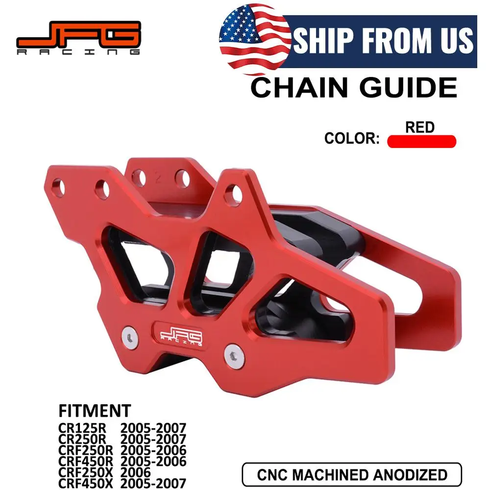 

Направляющая цепи с ЧПУ для мотоцикла, защита, детали для электрического велосипеда для грязи для HONDA CR125R CR250R CRF450X CRF450R CRF250X, мотокросс