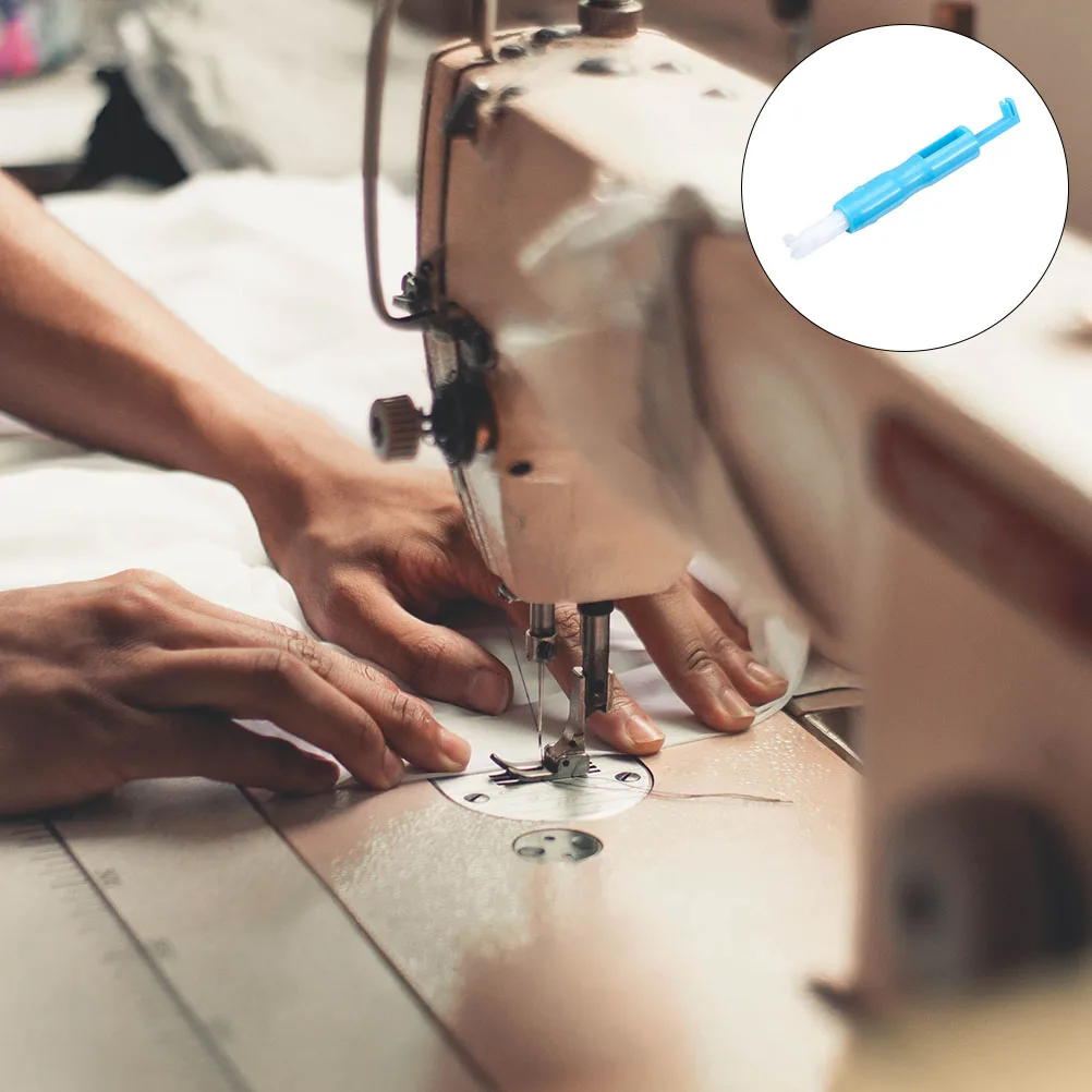 

2Pcs Plastic Needle Threader Automatic Threading Tool for Sewing Machine Embroidery Cross Stitch Practical Gift for Elderly