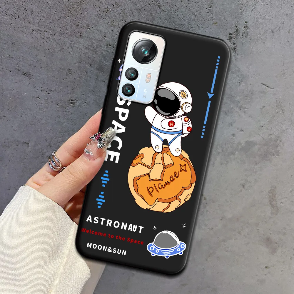 For Blackview A85 Case Ice Cream Soft Silicone TPU Astronaut Pattern Phone Case For Blackview A85 Cute Back Cover Cartoon Conque