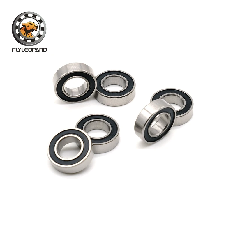 10PCS SR188 RS CB 6.35x12.7x4.762 mm ABEC-7 Stainless Steel Mixed Ceramic Fingertip Gyro Bearing Toy Bearing