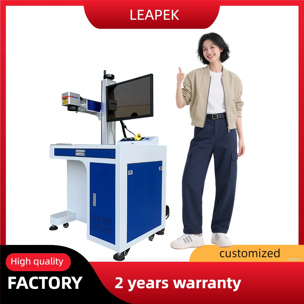 Mesin Penanda Laser Logam Fiber Laser 20W 30W 50W Desktop Portabel Rotary Handheld Pengukir Warna Lengkap Perhiasan