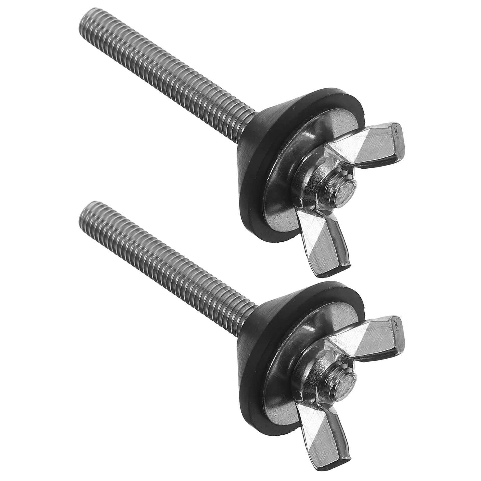 2 قطعة مسامير المرحاض مجموعة مسامير لمجموعة تثبيت مقعد المرحاض القياسية قطع غيار متينة مقاومة درجات الحرارة العالية