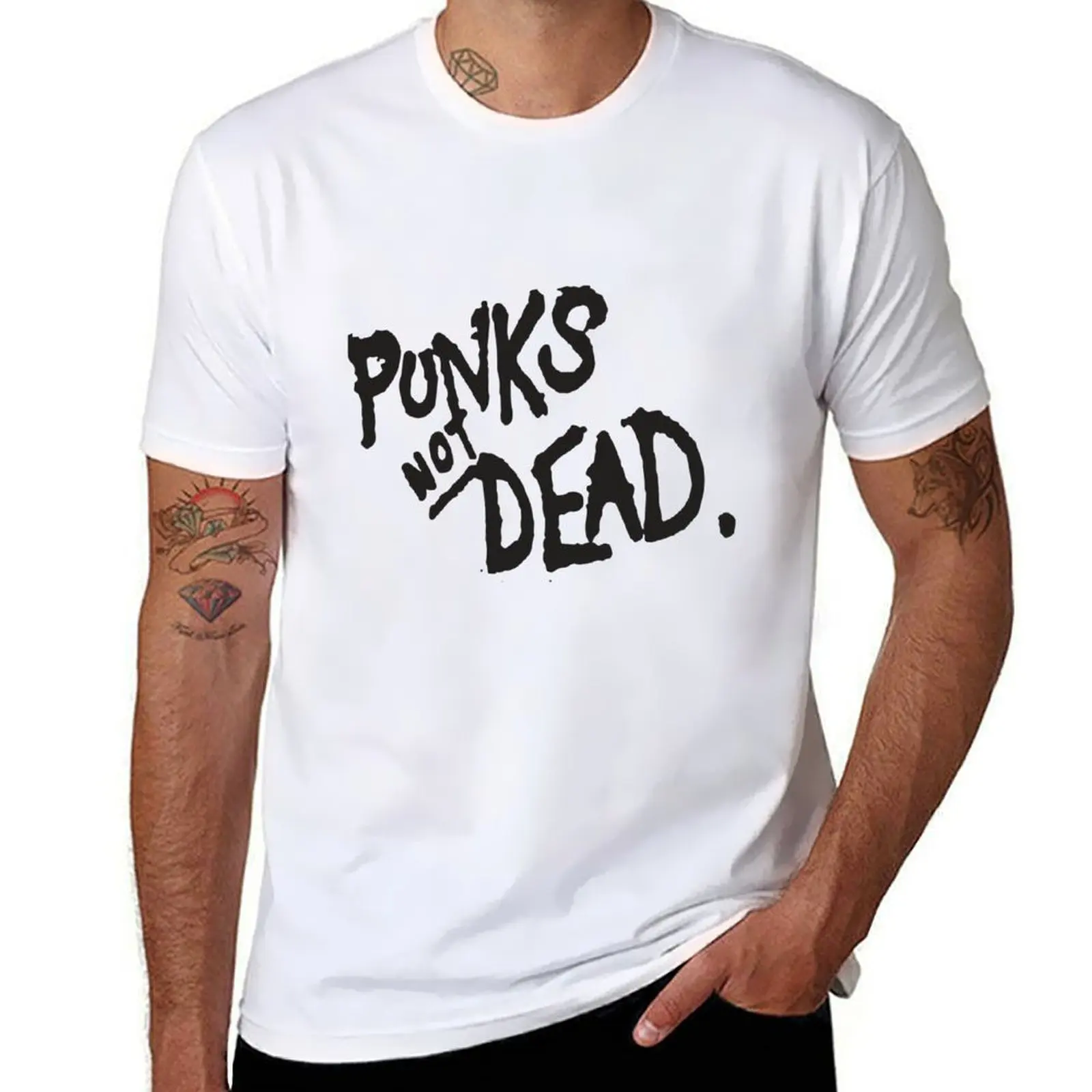 

DEAD PUNK IS NOT T-Shirt Basic Simple Casual Short Sleeve Tee