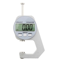 Digital Display Thickness Gauge Electronic LCD Micrometer Metric Wall Thickness Measurement Tools 0-20Mm