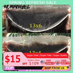 Wow Engel Körper Welle 13x 4/13x6 HD Spitze Full Frontal Menschliches Haar Schmelzen Skins Unsichtbare HD tranparent Spitze Frontal Nur Reines Haar