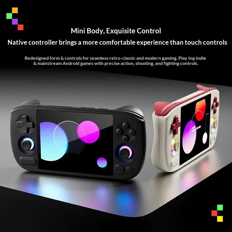 Handheld Gaming Consoles  Air Mini Retro Android Game Player Hall Joystick Pocket Portable Game Machine Gift For Men Gaming Use