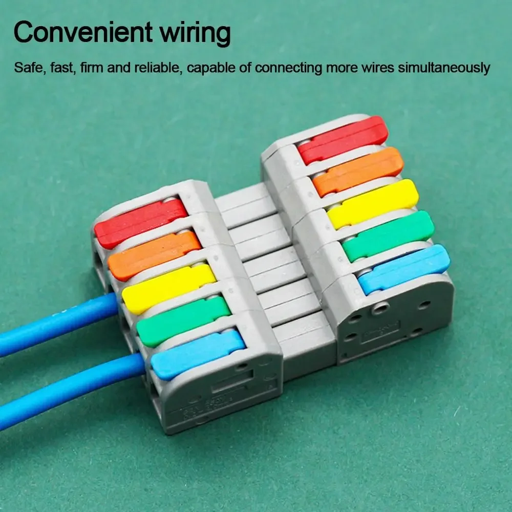 Docking Mini Quick Terminal Block Universal Compact Compact Splice Electrical Connectors Wire Connector Electrical
