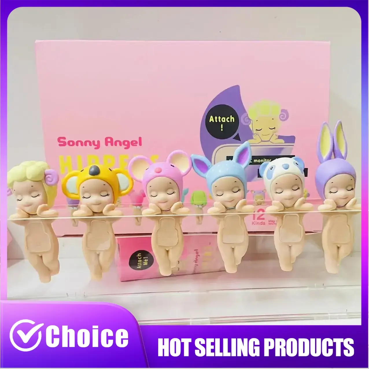 

12Pcs Box Sonny Angel Blind Box Hippers Dreaming Series Cute Mini Dolls Collectible Figures Birthday Gifts for Kids Home Decor