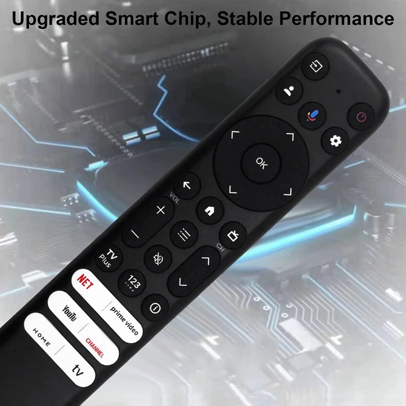 Replace RC813 FMB1 Voice Remote Control For TCL Android Smart Tvs Q6/Q7/QM8/S3/S4 Series Remote