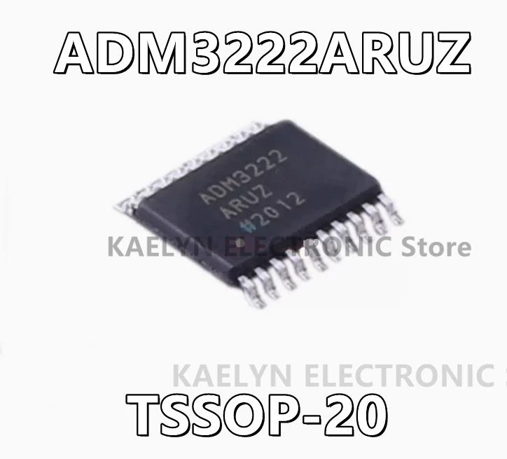 10Pcs/lot ADM3222ARUZ ADM3222 2/2 Transceiver Full RS232 20-TSSOP