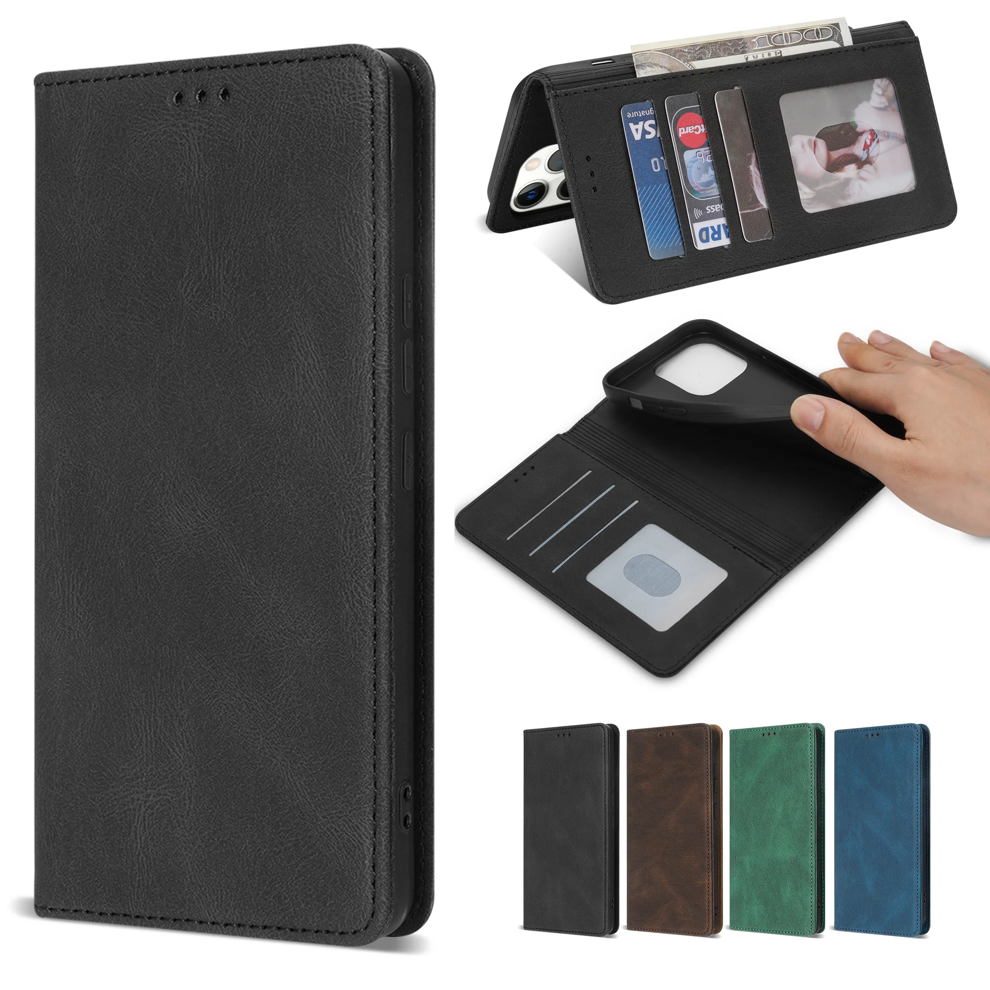 아이폰 카드 홀더 플립 케이스 이미지