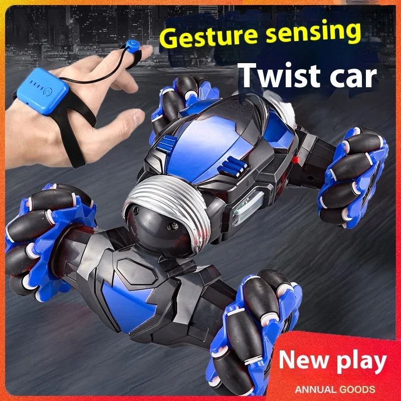 

C1 gesture sensing four-wheel drive off-road vehicle cross-border stunt twist climbing car children's boy toy remote control car