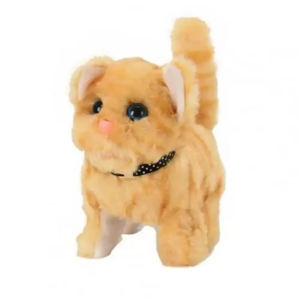 

Creative Interactive Cute Electronic Pet Cartoon Plush Stuffed Meow Cat Toy Soft Voice Simulation Cat Home Decor