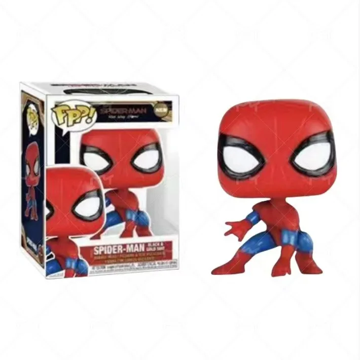 Funko Pop Spider-Man Action Figures Marvel Highly Popular Well-known Character Anime Cartoon Cute Ornament Model Toys Kids Gifts