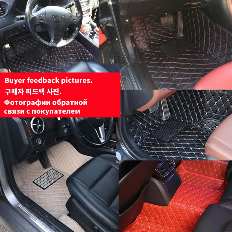 Alfombrillas impermeables para VW Tiguan Allspace AD BW, 2017 ~ 2022, alfombrilla para el suelo del coche, accesorios para el Interior del coche