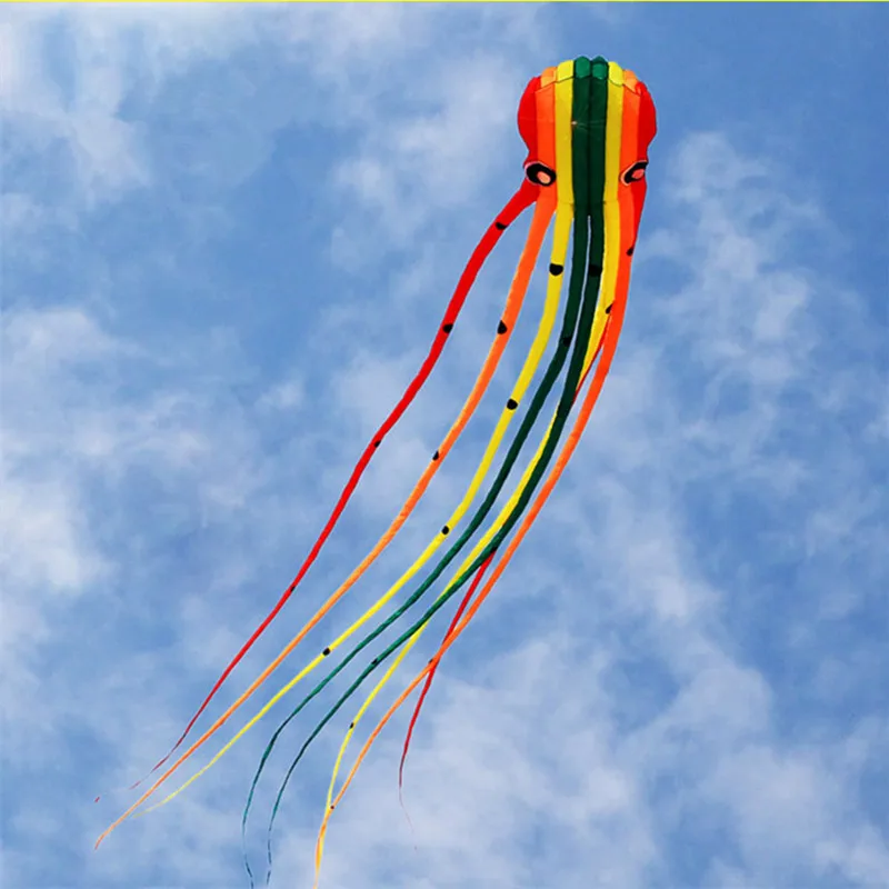 จัดส่งฟรีการ์ตูนKite Octopus Kite Wind Kiteเด็กKite Flyingของเล่นกีฬาAir Bounce Linha De Pipaเกมกลางแจ้งKevlar