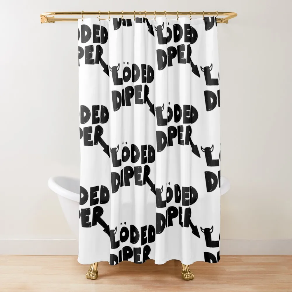 

LODED DIPER - Diary of a Wimpy Kid Shower Curtain Washable Waterproof Fabric Shower Window Elegant Bathroom Cute Shower Curtain