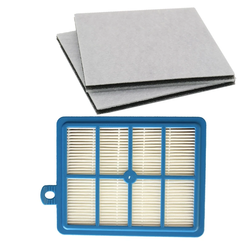 1Pcs Hepa Filter + 2Pcs Motor Cotton Filter For  Electrolux AEG EFH12W AEF12W FC8031 EL012W FC9080 FC9088