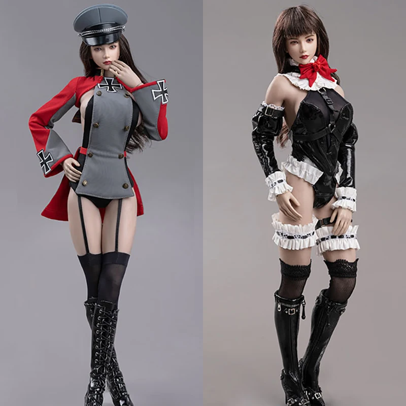 

In Stock ZY5061 ZY5060 1/6 Scale Sexy Swimsuit Maid Outfit Prince Eugen Cosplay Set fit 12inchs TBL BJD Action Figures Body
