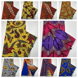 New Arrival 100% Cotton Wax Prints Guaranteed Veritable Ankara African Real Wax Fabric High Quality Soft Batik Tissu Pagne 6yard