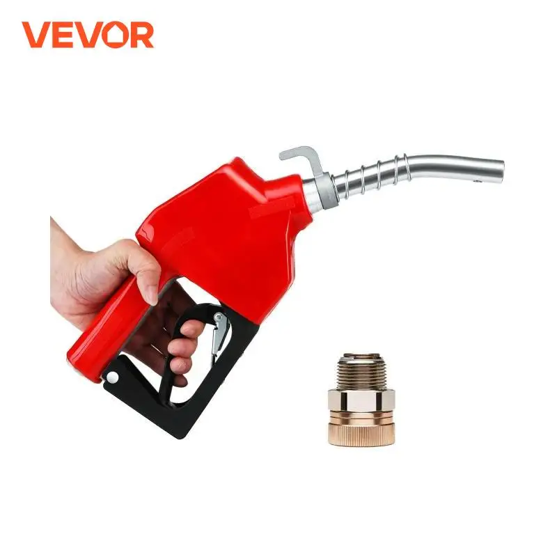 VEVOR Automatic Fuel Nozzle 40/60 L/min 16 GPM Max Flow Rate Aluminum&PVC Gas Pump Handle for Gasoline Diesel Kerosene Biodiesel