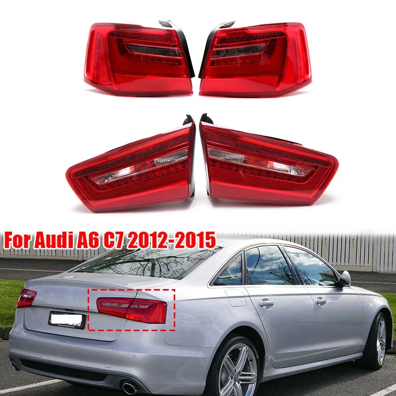 

4GD945094 For Audi A6 C7 Pre-facelift 2012-2015 LED Rear Tail Light Warning Turning Brake Stop Signal Lamp Assembly Accessories