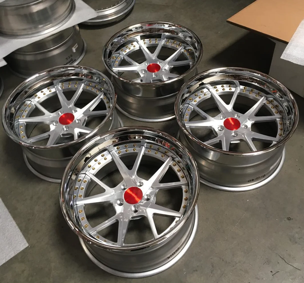 Performance WheelsCustomize 16 17 18 19 20 21 Inch Deep Dish 10.5-12.5 Car Alloy Steel Wheels 2-3 Piece New Condition 5* 130 Ma