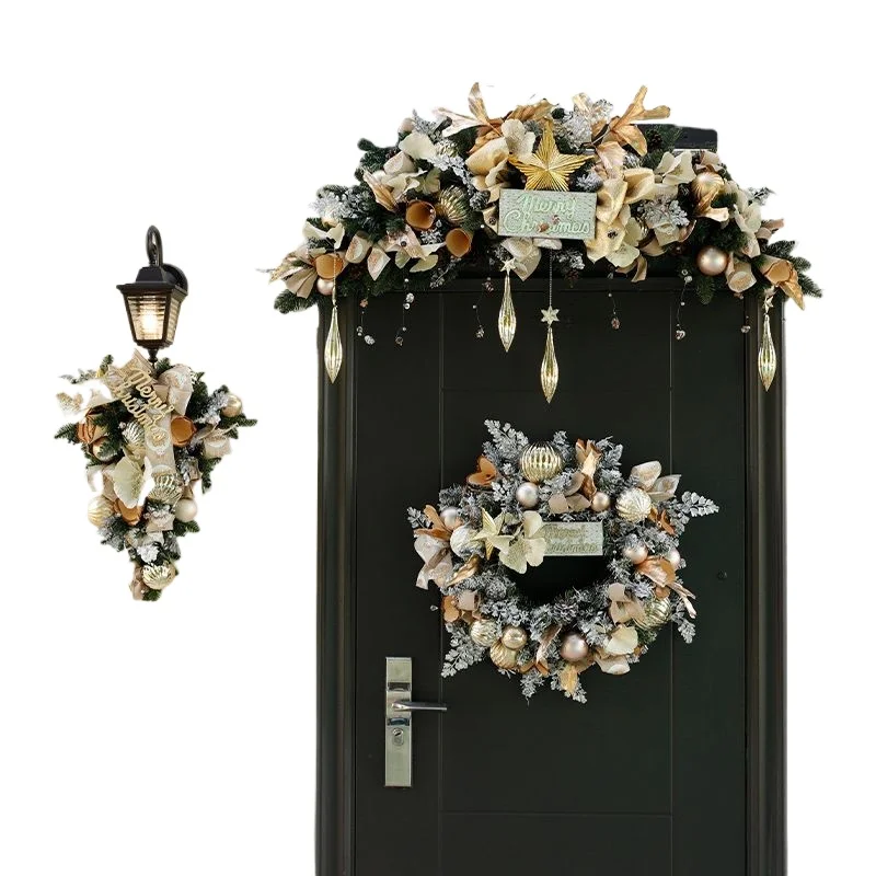 

Christmas rattan, hotel decoration, Christmas rattan door eyebrow Christmas decorations