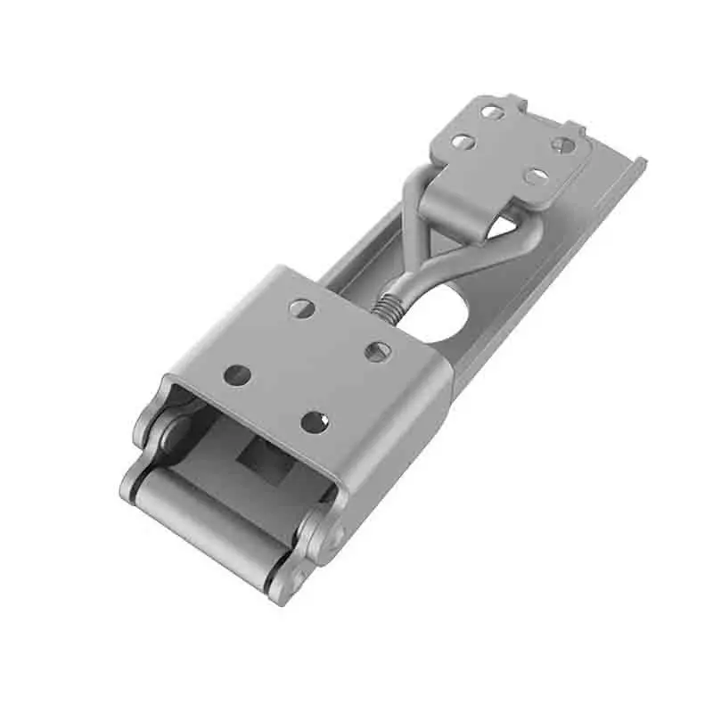 Customized 304 Stainless Steel Safe Buckle With Spring Seal Buckle Cnc Machining Mechanical Equipment Pull Buckle