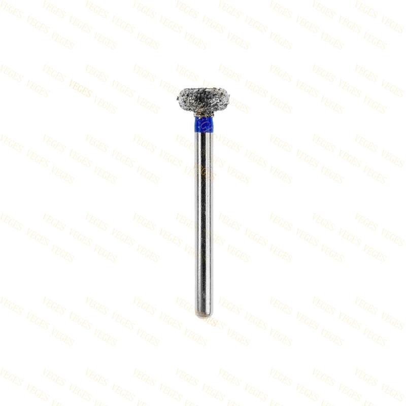 WR Type 10pcs Dental Strawberries High Speed Diamond Burs Drill Bits Dentistry Cutters Medium Emery Dentist Lab Tools