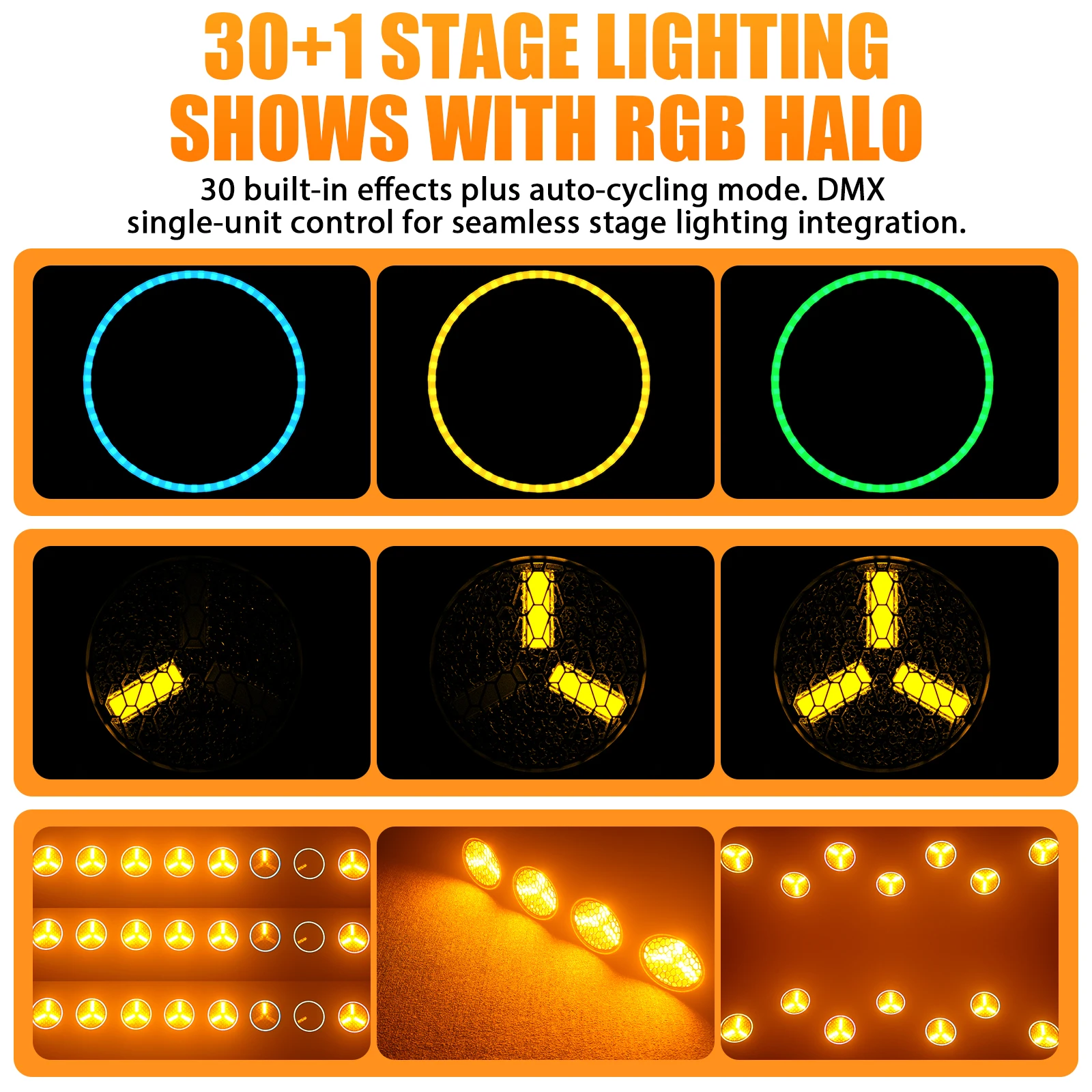 

2/4PCS Stage Retro Lights COB LED Par Lights RGB Stage Effect Lighting DJ Party Lights for Concert Theater Live Show Bar Club