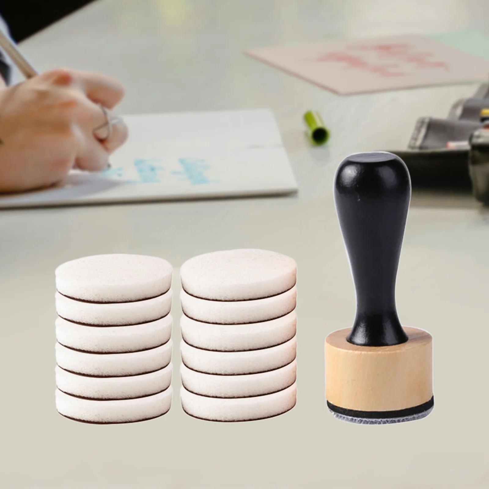 Painting Sponge Daubers Sponger Foam Refills Applying Ink Chalk Inking Staining DIY Painting Craft Set Painting Tool Card Making