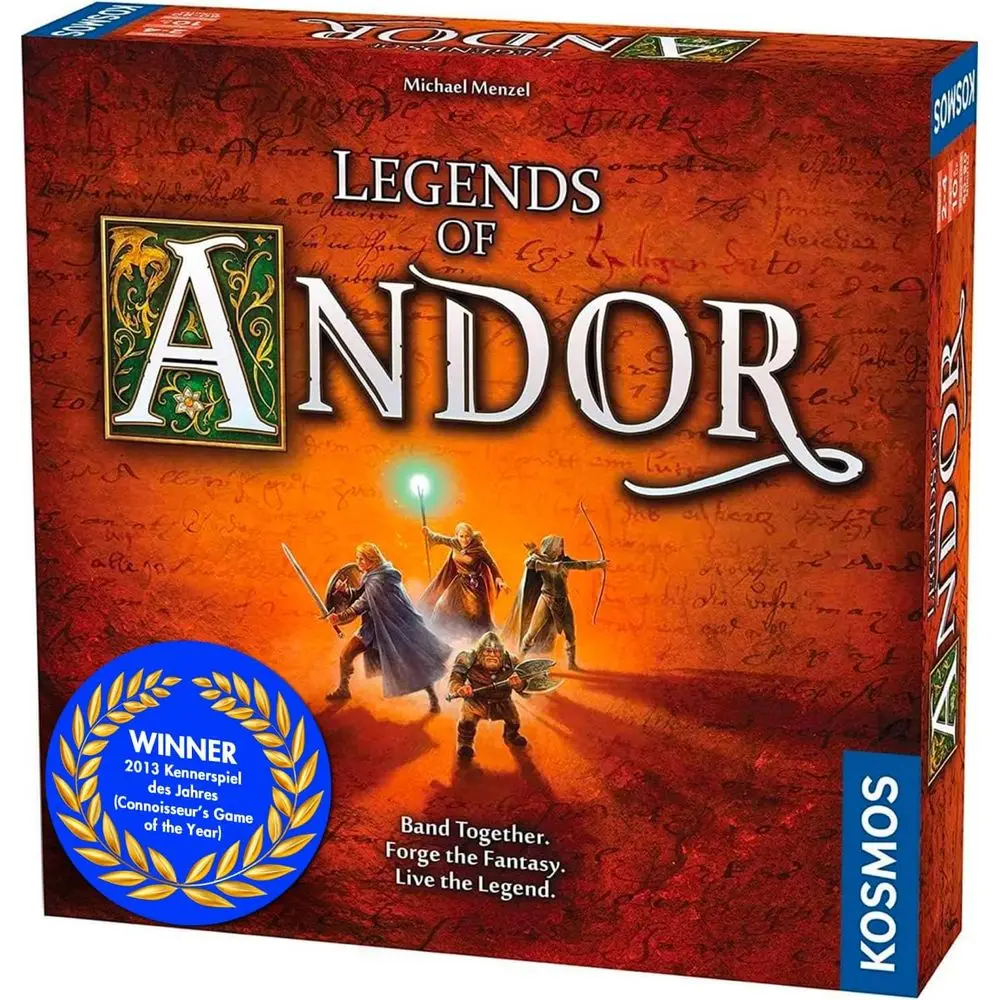 Legends o Andor Board Game | Cooperative Strategy Adventure Game By KOSMOS | Spiel Des Jahres Kennerspiel Winner
