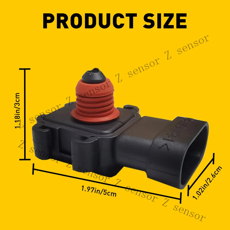 Z+ New 16249939 Absolute Manifold MAP Pressure Sensor For Buick Cadillac CHEVROLET