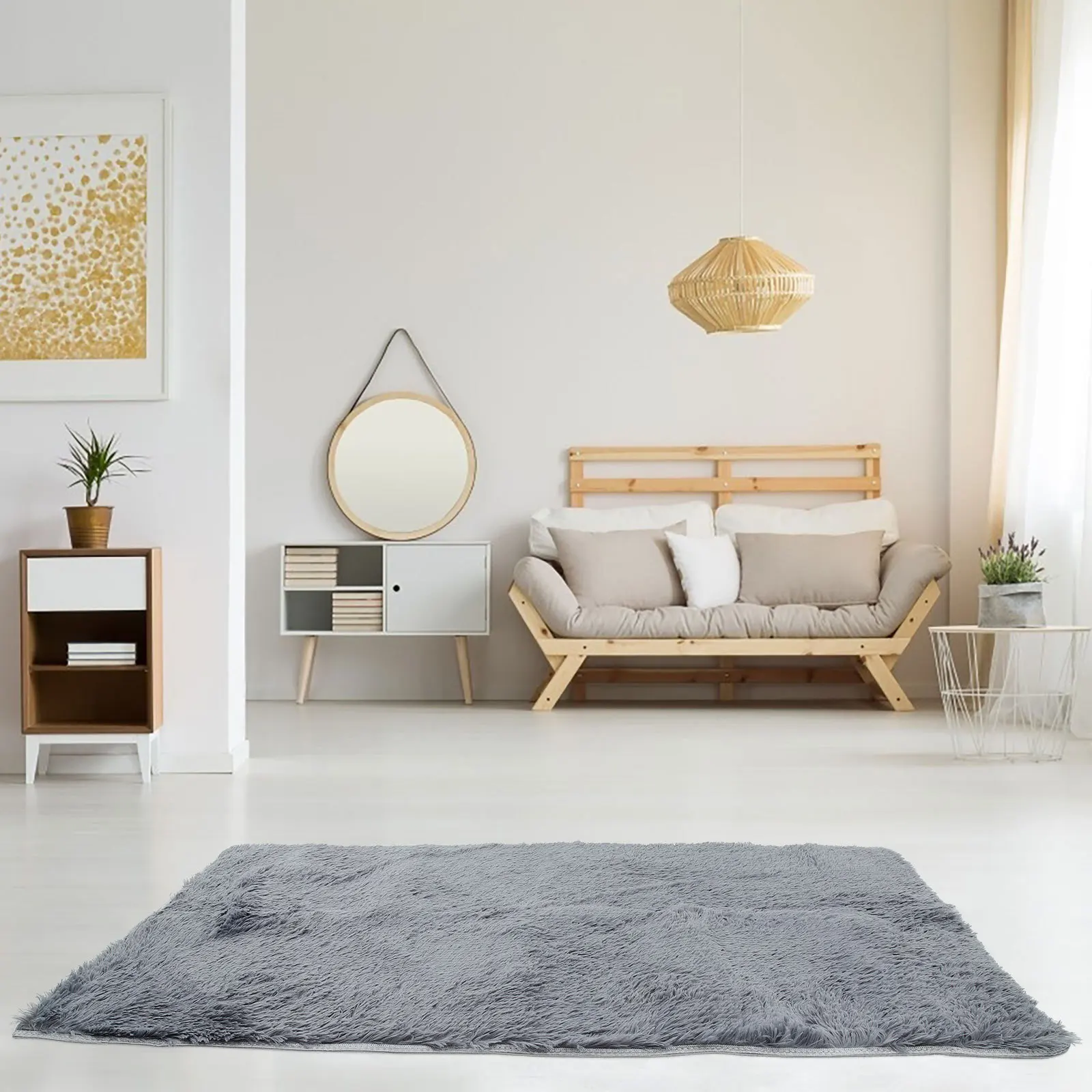 

Decorative Hotel Floor Mat 30x50 Inch Soft Absorbent Non-Slip Bathroom Rug for Living Room Kitchen Hallway Bedroom