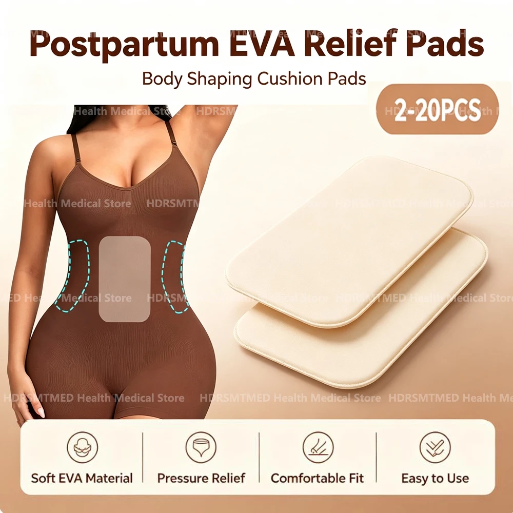 2-20pcs Lipo Foam Compression Ab Board Post Surgery Abdominal Board Black Liposuction Abdominal Compression Board Recovery