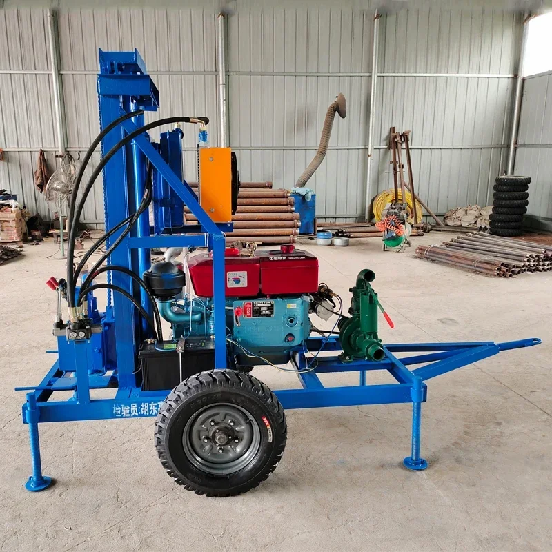 Small Drilling Rig Mini Underground Portable Water Drilling Machine Moveable Water Well Drill Rig Machine for North Macedonia