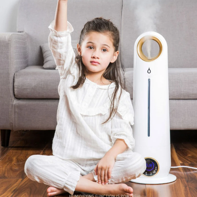 

One Key Sleep Floor Air Humidifier Visible Water Level Mute Bedroom Large Capacity Spray Pregnant Women Aromatherapy Humidifiers