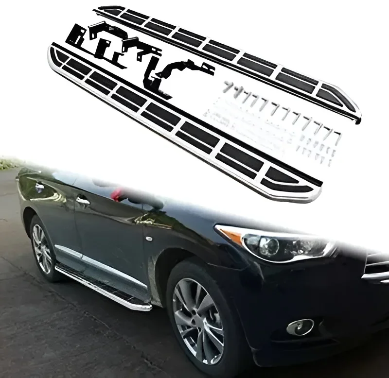Aluminum Fixed Side Steps Running Board Nerf Bar Fit for Q7 2009-2015