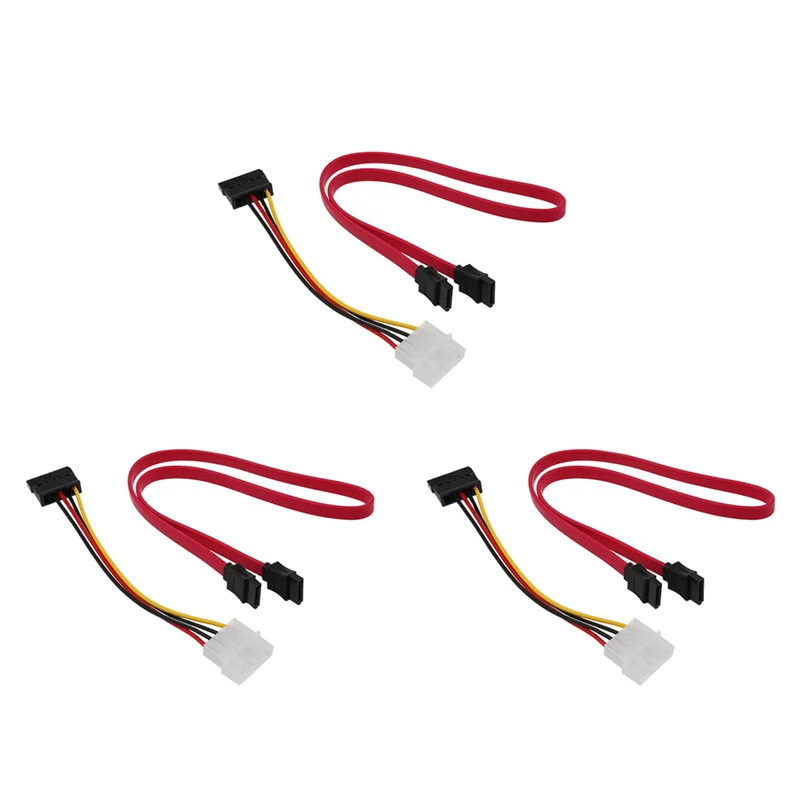 Cable adaptador de corriente SATA A99E-3 y 3 cables de datos SATA