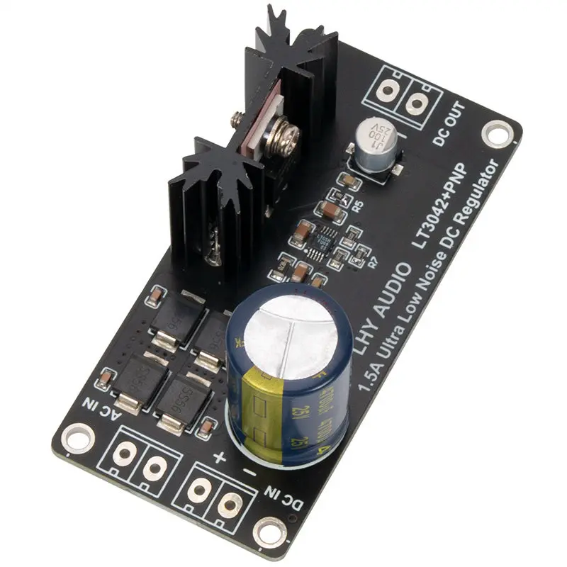 

LT3042 Expanding Single Channel Positive Voltage, Low Noise High Precision Linear Regulated DC Power Supply, Upgraded DAC