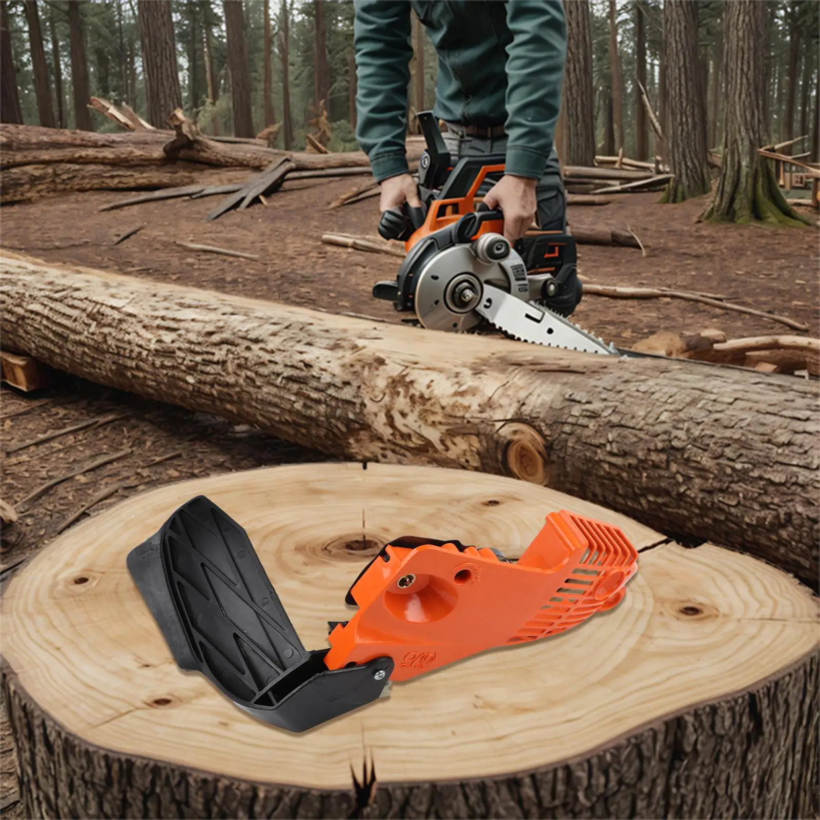 for chainsaw Parts Brake Assembly For Residential Landscaping Restores Equipment for versatile Cutting Use Tool-free