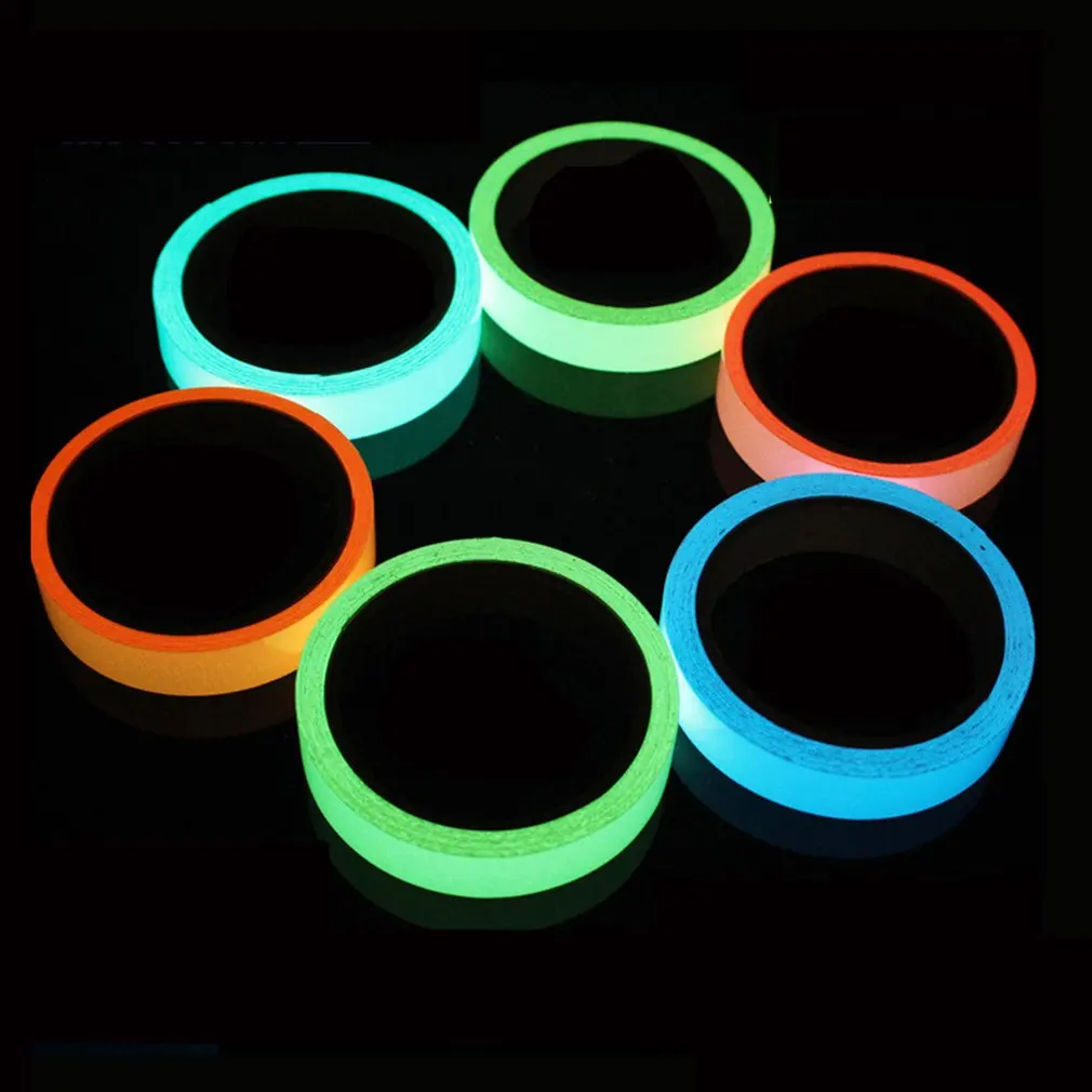 Luminous Tape 2cm*3m Fluorescent Night Self-adhesive Glow In The Dark Sticker Tape Safety Security Home Decoration Warning Tape