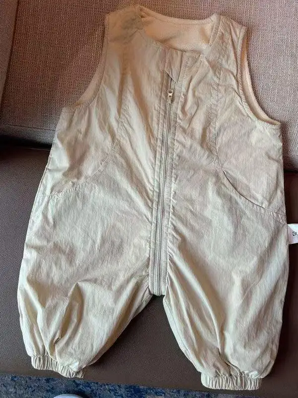 Salopette a prova di T foderata in Fce per bambini Pantaloni in vita per cartoni animati Neonate Rer Tuta Thiened Abiti invernali