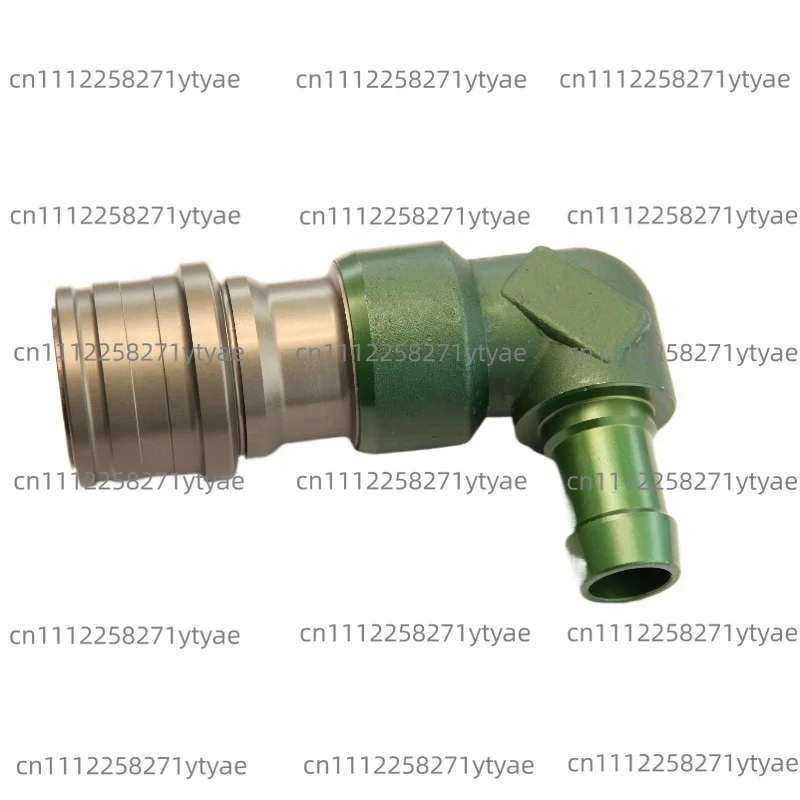 Liquid-Cooled Aluminum Alloy Flat Face Quick Connect Coupling - High Pressure Resistant Industrial Hydraulic Fitting