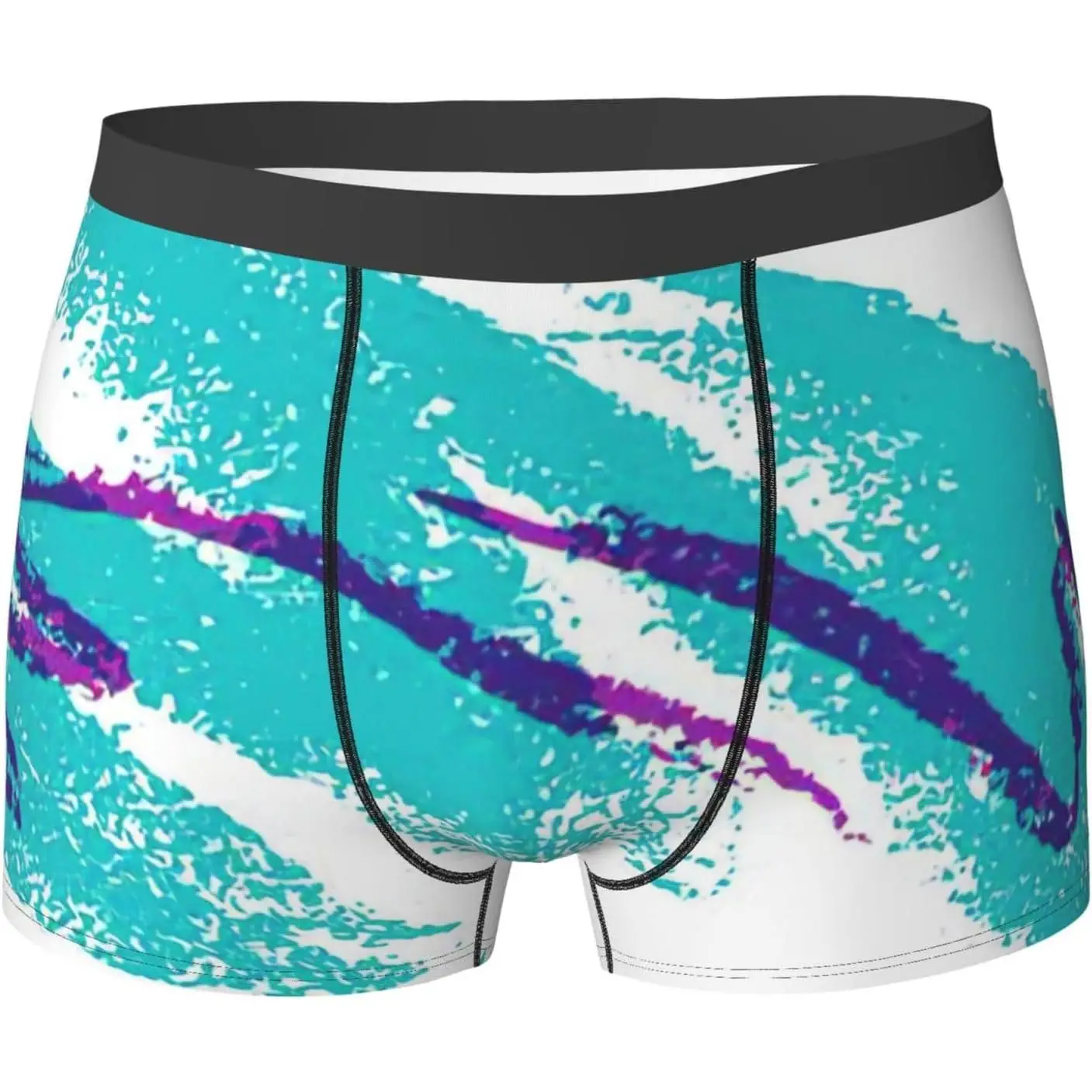 

Cup Design print Funny men's Boxer Briefs Stretch Boxer Briefs Breathable Briefs for Sports Moisture-Wicking Fabric