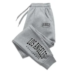 Losangeles Printed Jogging Pants Sports Pants Fitness Running Trousers Sports Style Sweatpants Pants Men Tracksuit Sweatpants